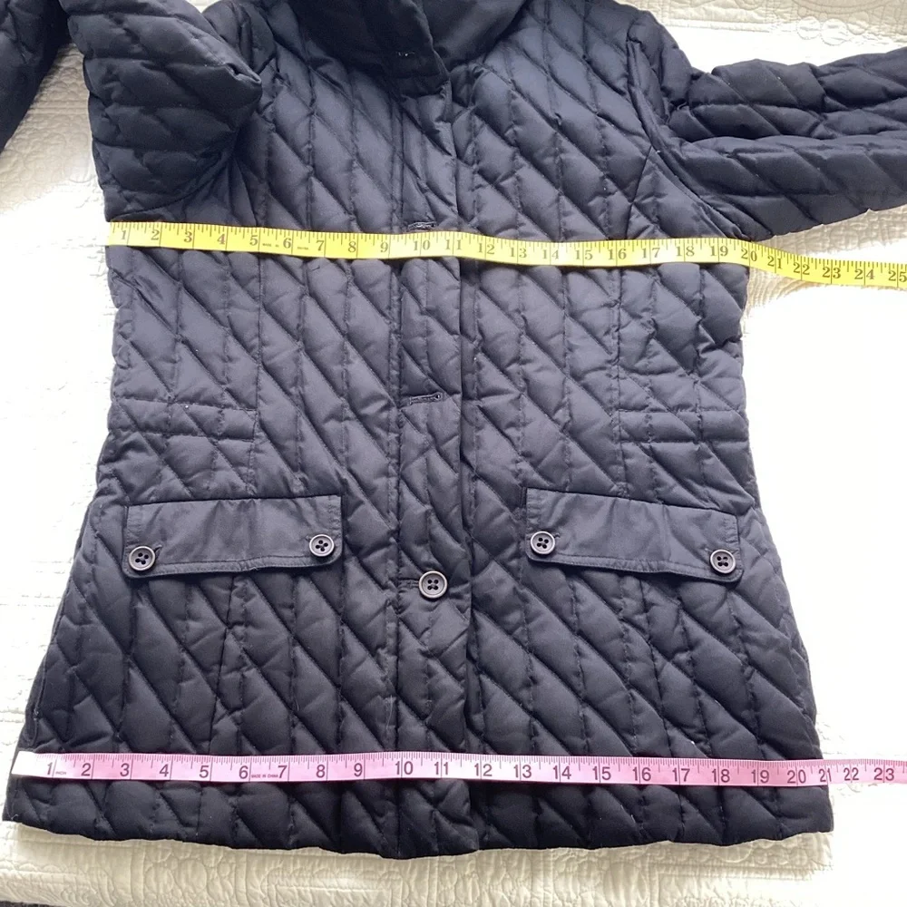 Eddie‎ Bauer Women’s Premium Goose Down Quilted Barn Jacket Black Size Small